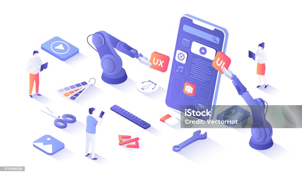 Mobile App Development Ui Ux Design Seo Optimization Adaptive Layout ...