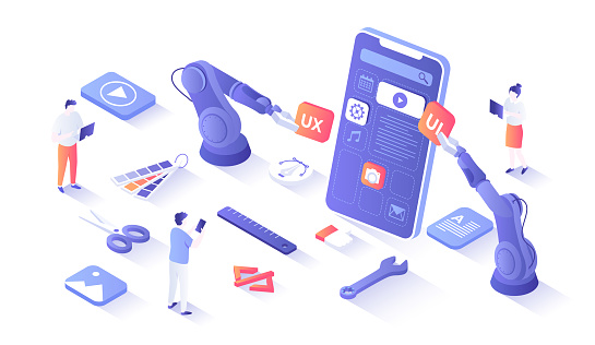 Mobile App Development Ui Ux Design Seo Optimization Adaptive Layout ...