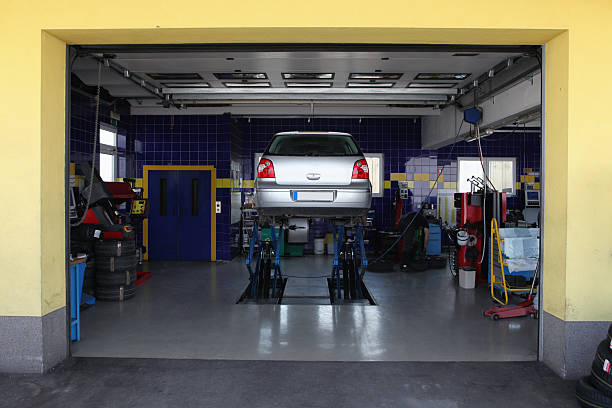 istock In auto repair shop....changing tires before winter 171135995