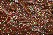 Chocolate and sprinkles