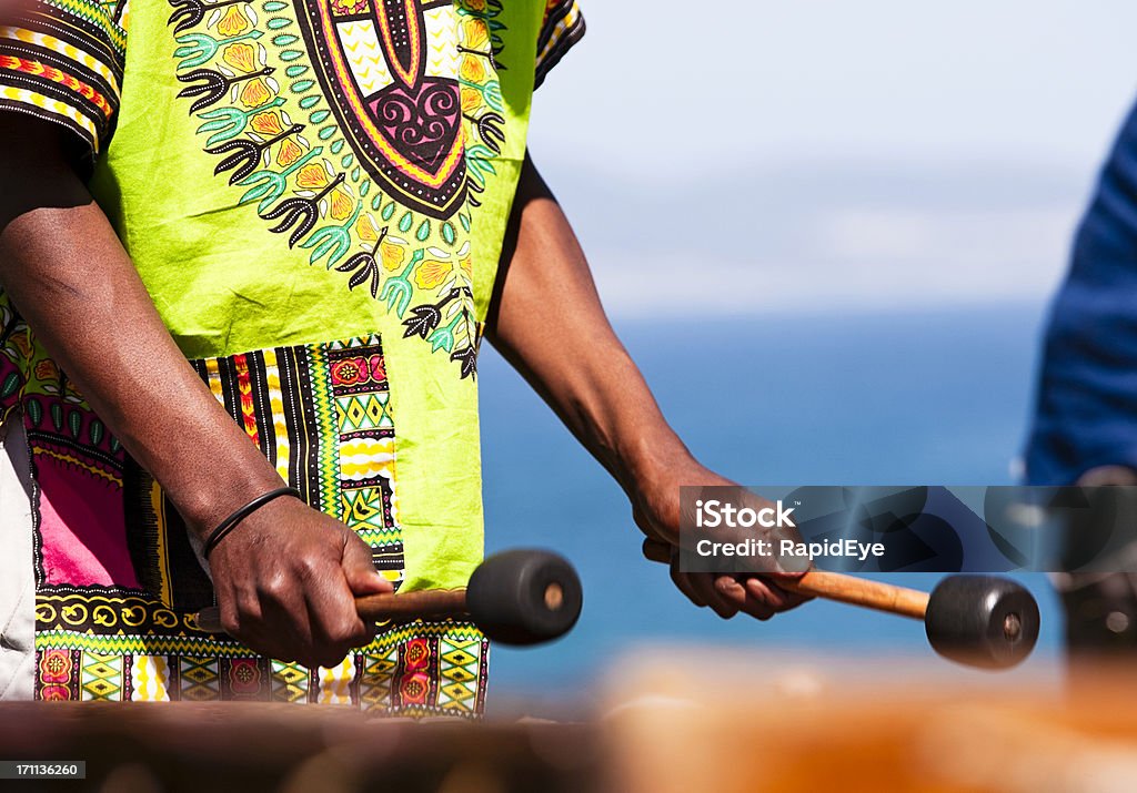 Tocador de Marimba - Foto de stock de Marimba royalty-free