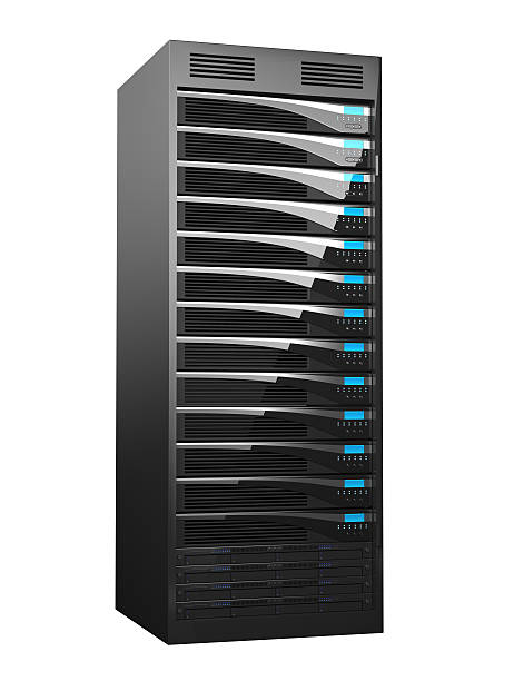 건조대 고성능 서버 - network server computer tower rack 뉴스 사진 이미지