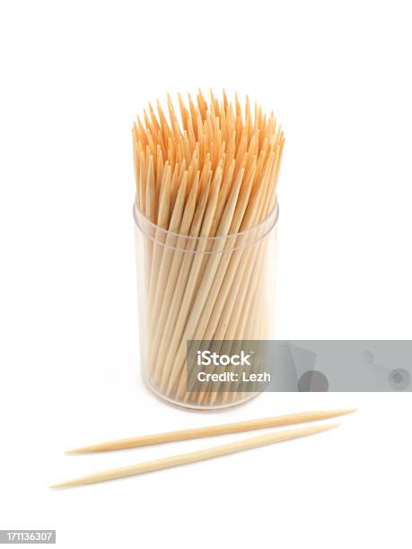 Toothpicks Stock Photo - Download Image Now - Cocktail Stick, Toothpick, White Background