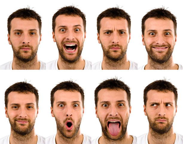istock multiple short hair man head isolated on white 171136311