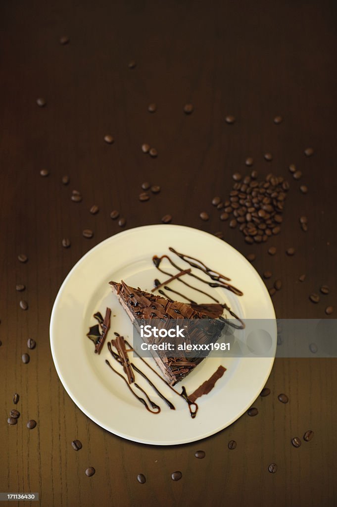 Morceau de gâteau au chocolat - Photo de Aliment libre de droits