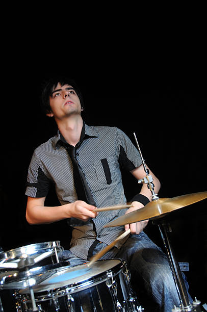 istock Young Male Drummer Playing Drums 171136780