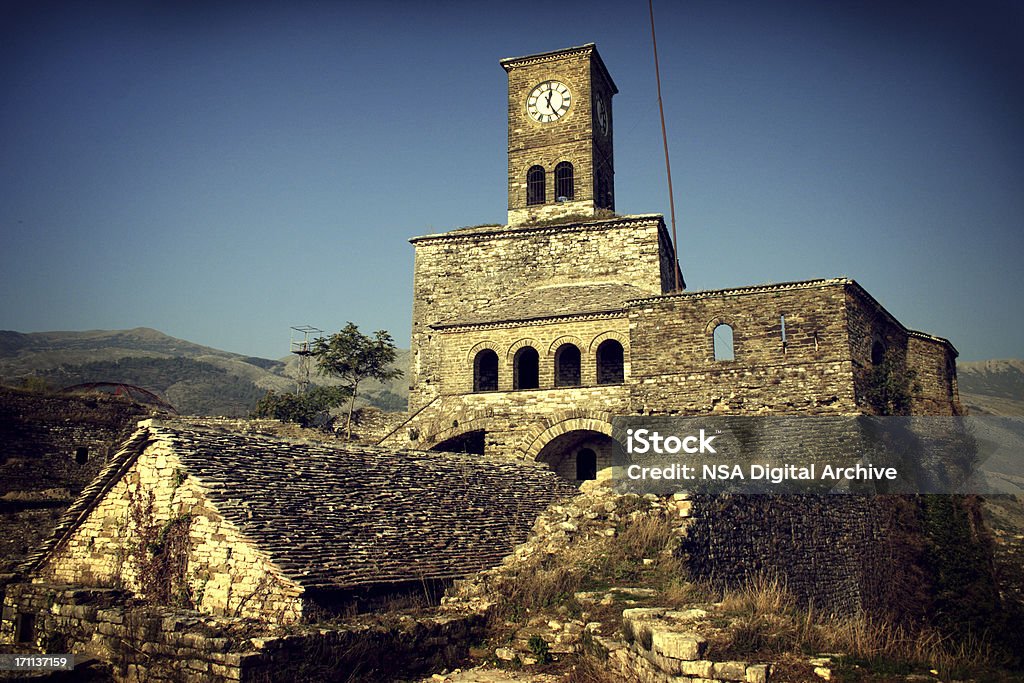 이미지 Gjirokastra 알바니아에/요새 in - 로열티 프리 알바니아 스톡 사진