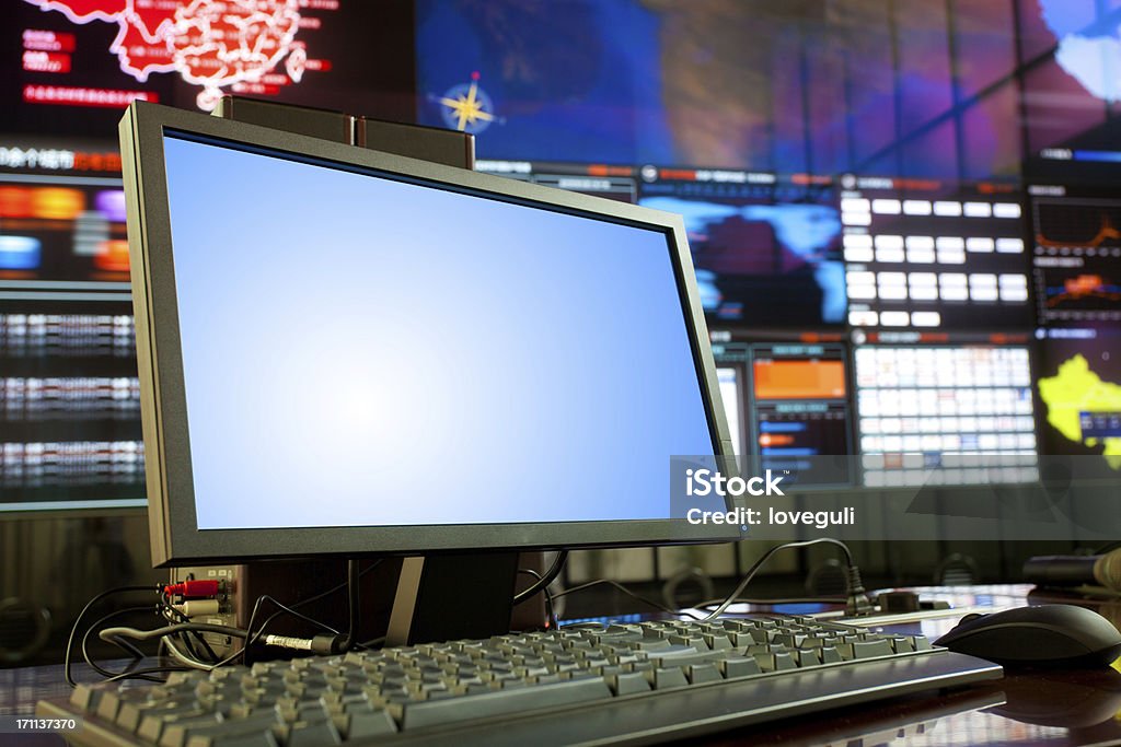 Data Computer Stock Image Computer In Data Center Stock Photo - Download Image Now - Abstract ...