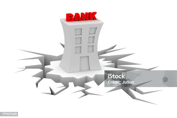 Banco De Crisis Foto de stock y más banco de imágenes de Ilustración - Ilustración, Movimiento hacia abajo, Romper