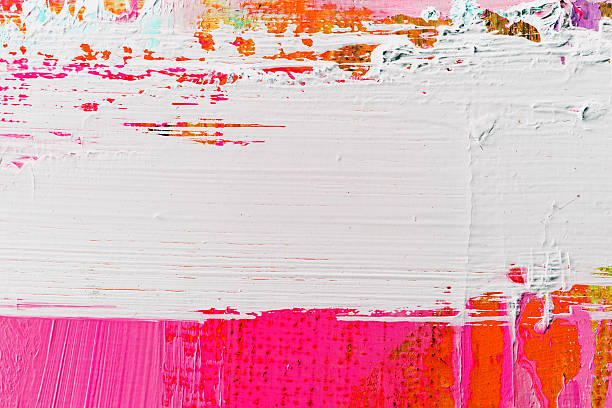 abstrato arte pintada de fundo roxo e branco. - oil painting brush stroke abstract green imagens e fotografias de stock