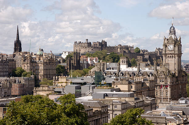 Edinburgh Skyline stock photo