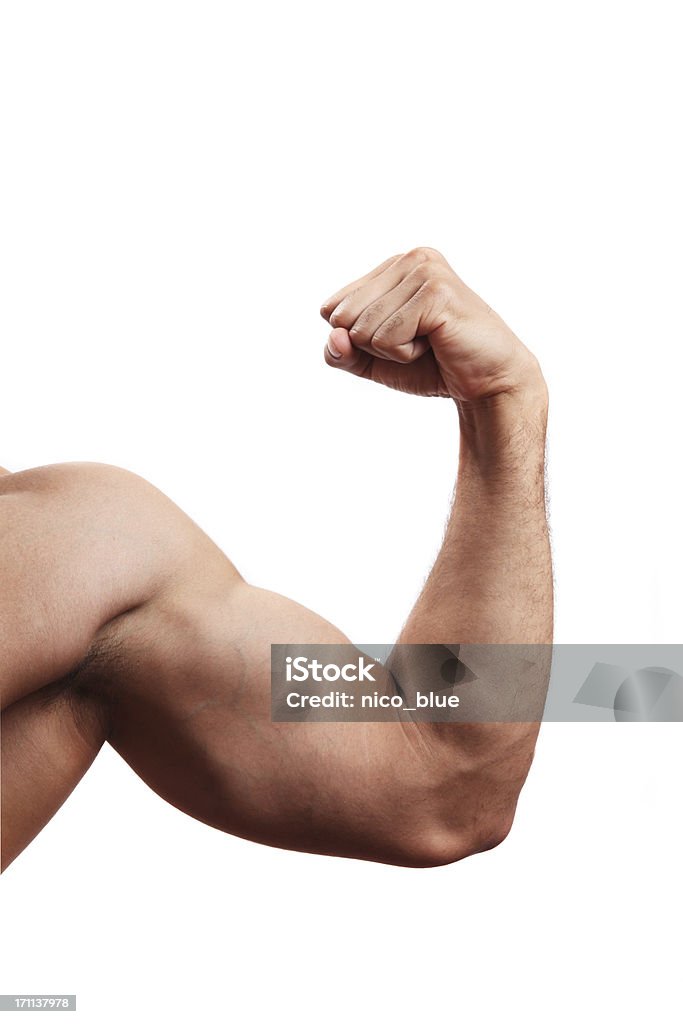 Flexing - Lizenzfrei Muskulös Stock-Foto