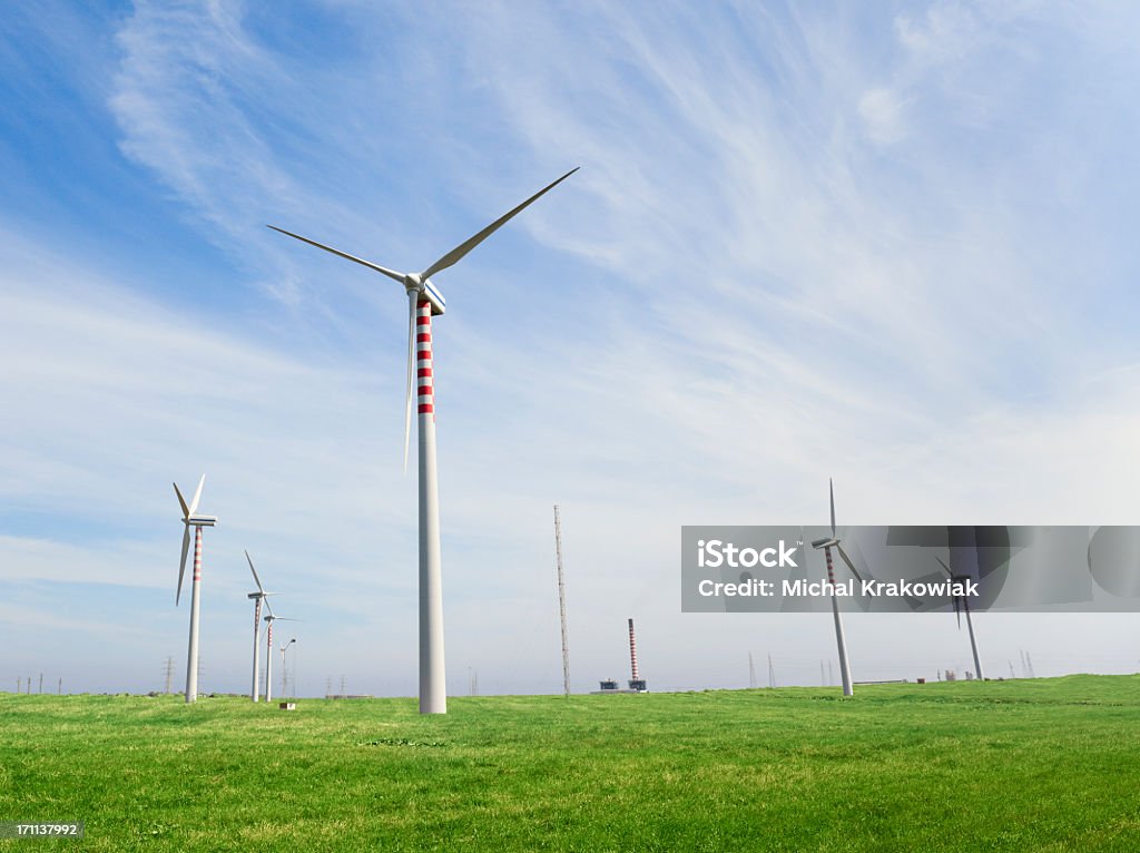 풍력 터빈 - 로열티 프리 풍력발전기 스톡 사진