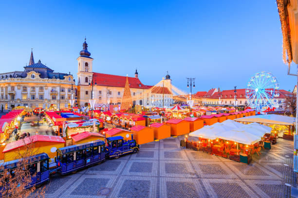 istock Sibiu, Romania. Christmas Market. 1711412408