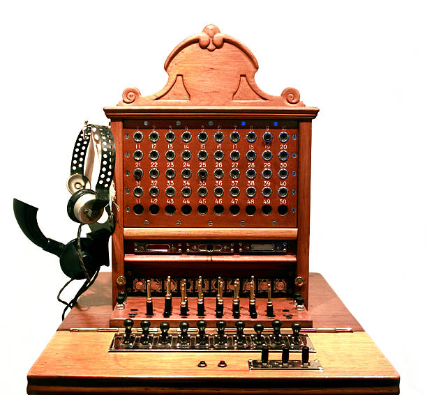 istock Very old telephone equipment 171143711