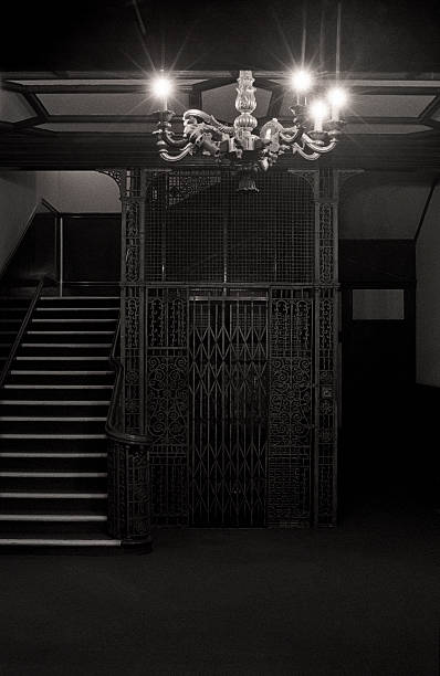 The brick is keeping the elevator heavy enough to work