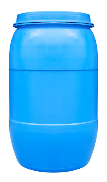 istock Blue chemical tank isolated on white background with clipping path 1711440649