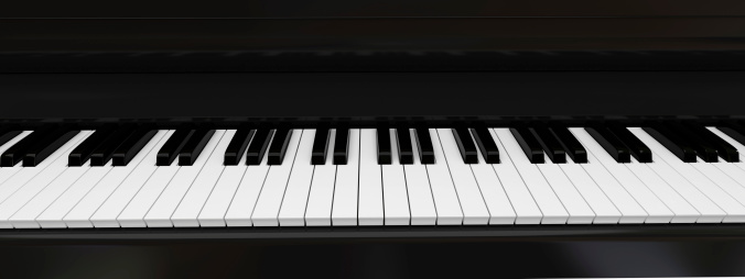 Front view of Piano Key