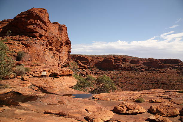 krajobraz kings canyon - alice springs australian culture desert kings canyon zdjęcia i obrazy z banku zdjęć