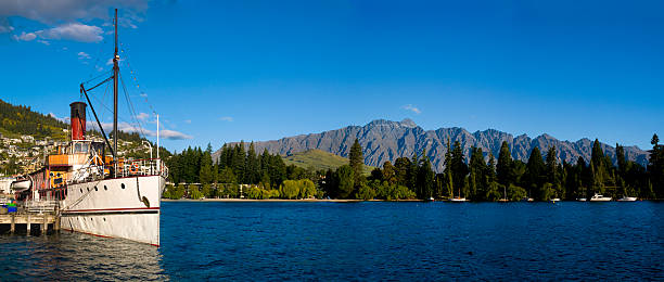 Lake Wakatipu, Queenstown, New Zealand.