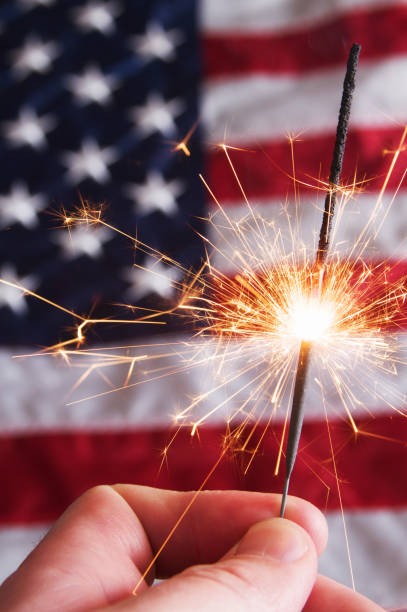 istock Fourth of July Sparkler 171144862
