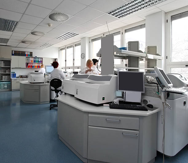 istock Technician in laboratory of blood bank 171145234