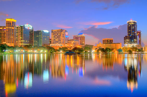 istock Orlando Cityscape across Lake Eola 171145285