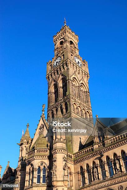 Bradford Town Hall Stockfoto und mehr Bilder von Bradford - West Yorkshire - Bradford - West Yorkshire, Kleinstadt, Vereinigtes Königreich