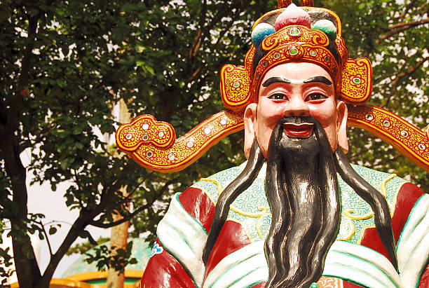 Chinese God of Wealth stock photo