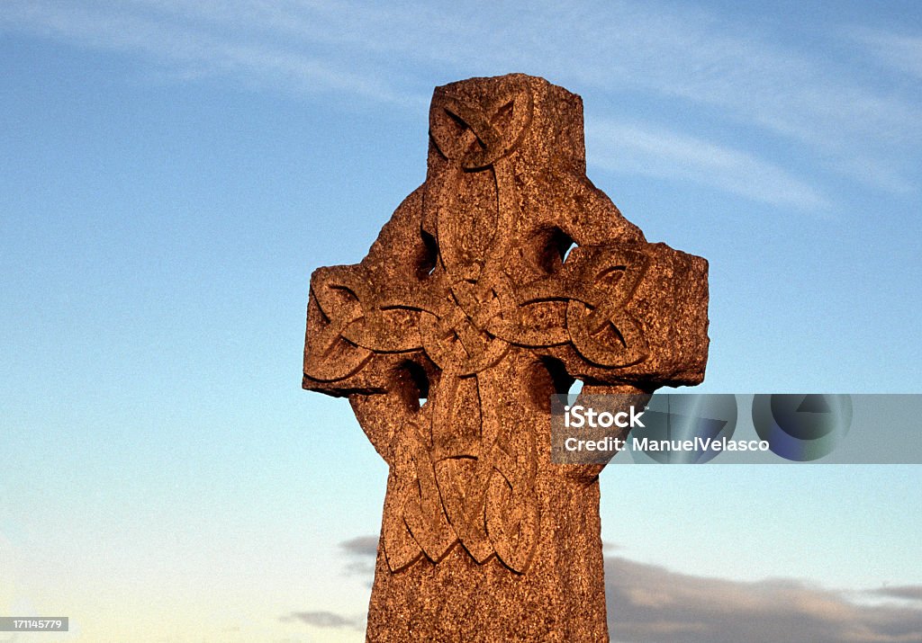 cross avec noeud celtique - Photo de Bretagne libre de droits