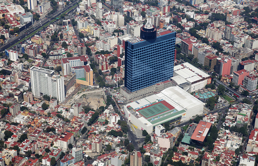 aerial view of World Trade Cetner in Mexico City