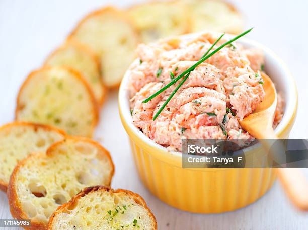 Salmon Rillette Stock Photo - Download Image Now - Spread - Food, Spreading, Salmon - Seafood