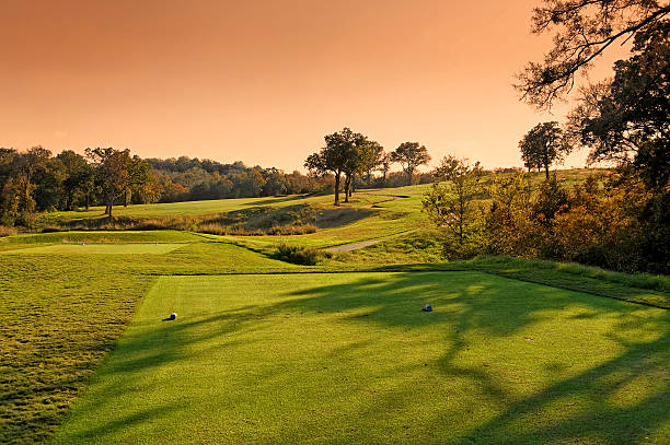 Austin Texas Golf Landscape stock photo