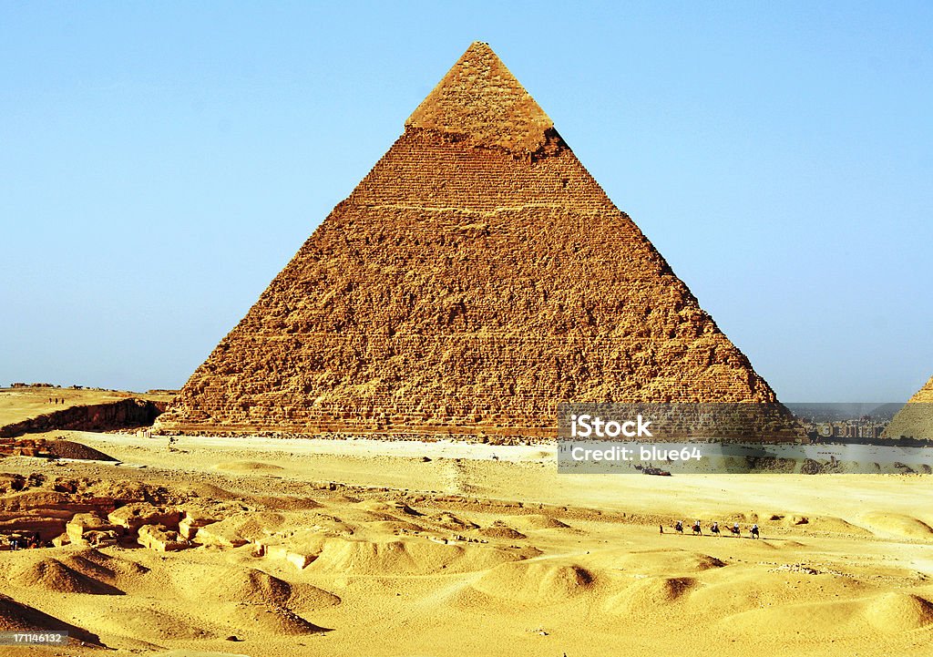 Große Pyramide von Gizeh, Ägypten - Lizenzfrei Chephren Stock-Foto