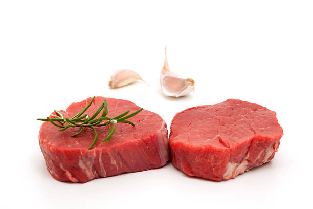 filete mignon - fillet meat portion fillet steak fotografías e imágenes de stock