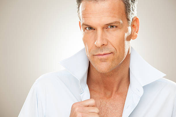 istock Fashion business man on grey background 171146665