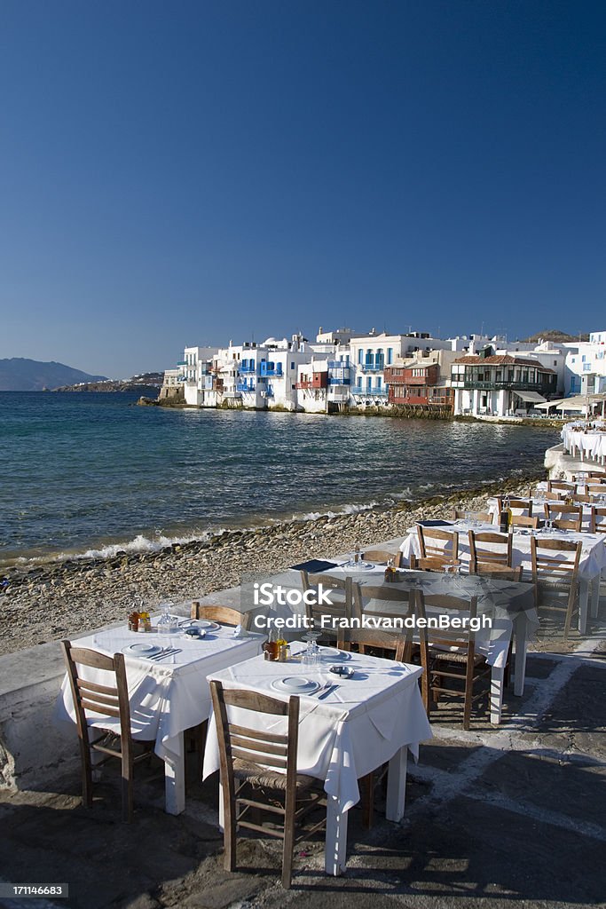 Greek ristorante - Foto stock royalty-free di Mykonos