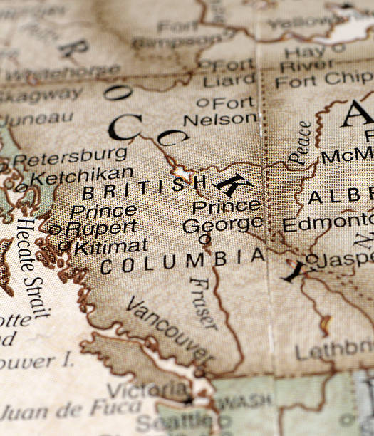 istock Vintage map of British Columbia, Canada 171146874