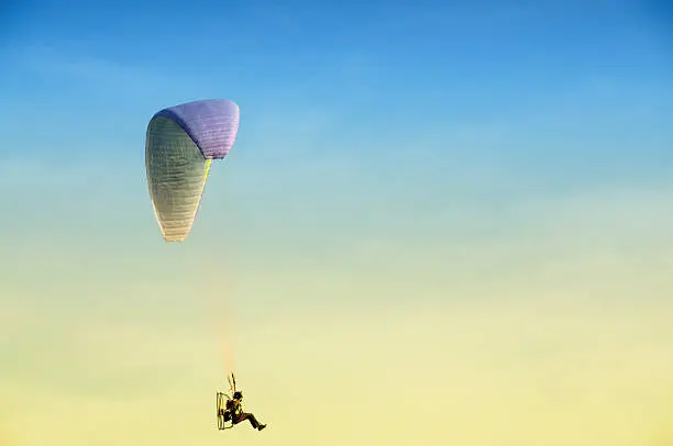 Photo of Paraglider moving with Propeller