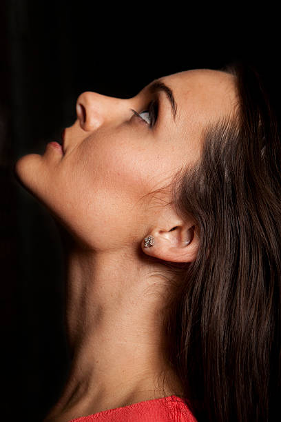 istock Young Woman Looking Up in Prayer 171147104