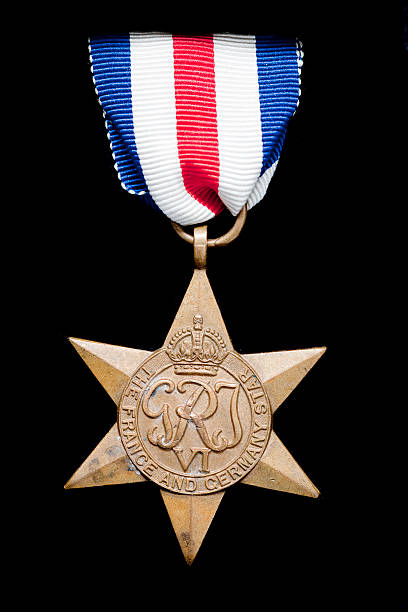 istock France and Germany Star WWII Medal 171147242