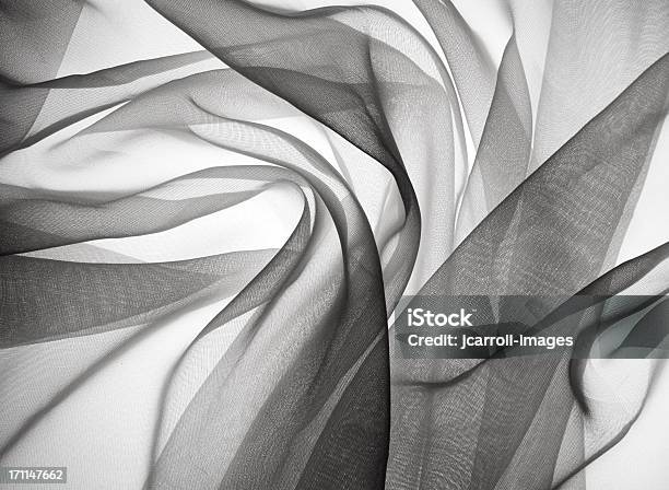 Smoky Gauze Fabric Stock Photo - Download Image Now - Textile, Textured, Textured Effect