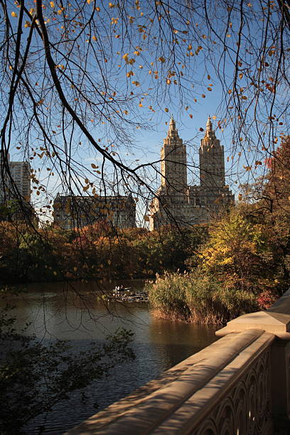 Pomeriggio a Central Park in autunno - foto stock