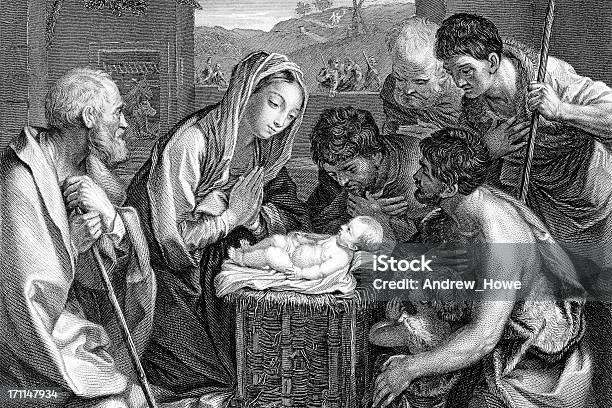 Nativity Stock Illustration - Download Image Now - Nativity Scene, Jesus Christ, Christmas