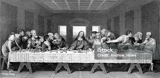 Last Supper Stock Illustration - Download Image Now - Last Supper, Leonardo Da Vinci, Jesus Christ