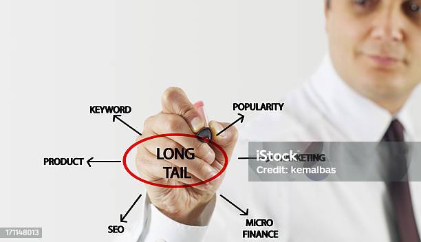 Long Tail Diagram Stock Photo - Download Image Now - Accessibility, Adulation, Adult