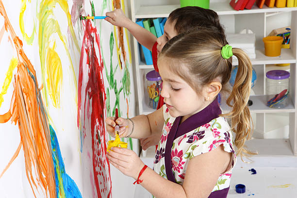 istock kid painting ideas 171148153
