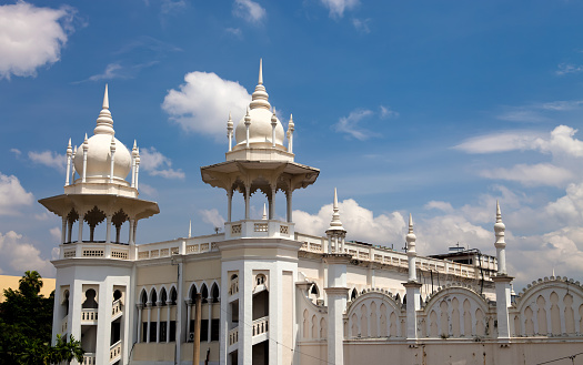 Bangalore,Karnataka,India-September 30, 2023: Exclusive day shots of the statues in front of  Vidhana Soudha building which is in background  on a overcast day