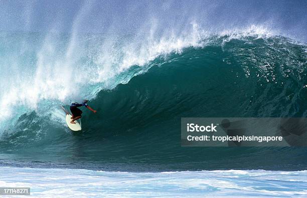 Usa Hawai Oahu North Shore Ehukai Beach Park Foto de stock y más banco de imágenes de Banzai Pipeline - Banzai Pipeline, Agua, Clima tropical