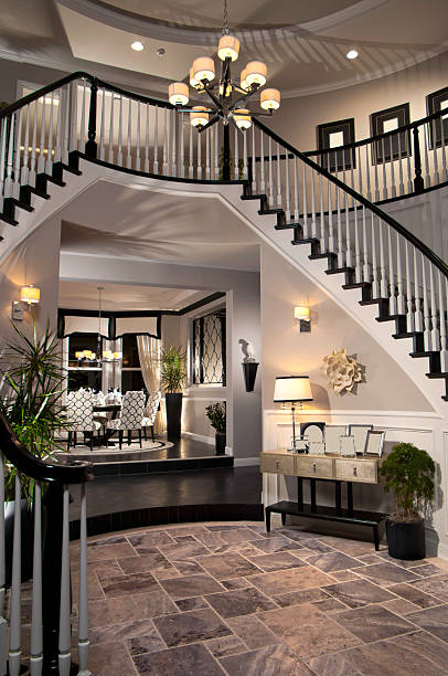 istock Luxury Stair Entry Interior Home Design 171148511